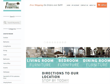 Tablet Screenshot of forestfurnitureny.com
